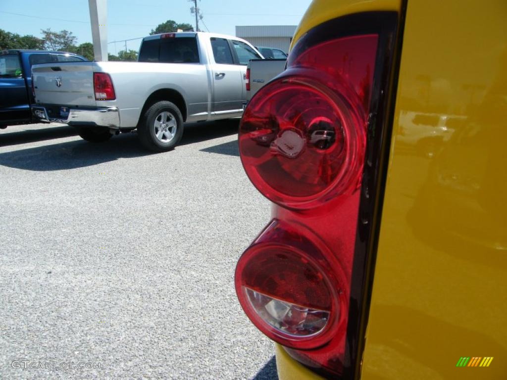 2008 Ram 1500 Laramie Quad Cab - Detonator Yellow / Medium Slate Gray photo #10