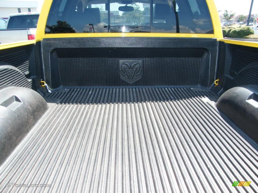 2008 Ram 1500 Laramie Quad Cab - Detonator Yellow / Medium Slate Gray photo #24