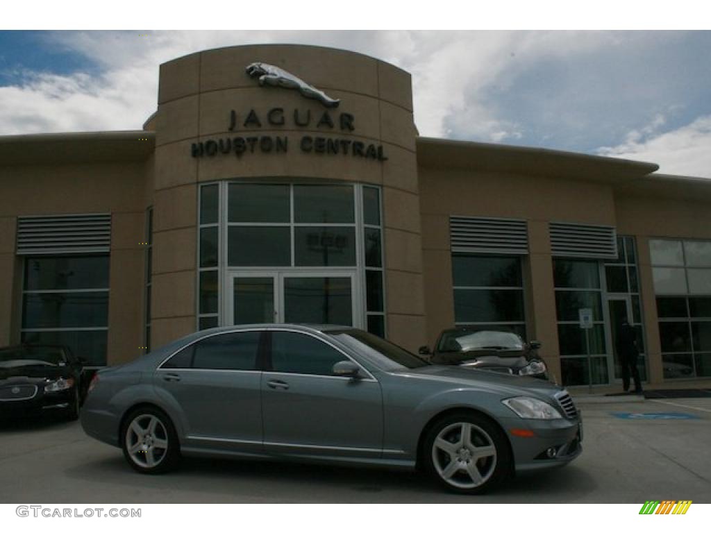 2007 S 550 Sedan - Andorite Grey Metallic / designo Corteccia Grey photo #1