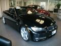 2008 Jet Black BMW 3 Series 335i Convertible  photo #3