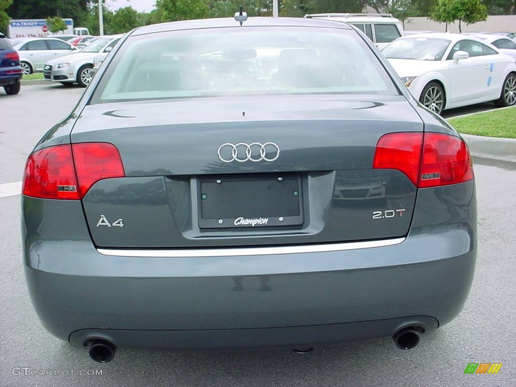 2006 A4 2.0T Sedan - Dolphin Gray Metallic / Platinum photo #4