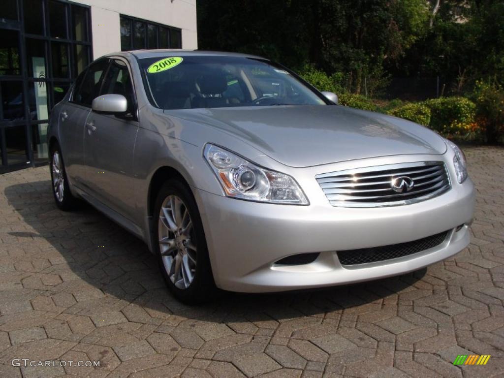 Liquid Platinum Silver 2008 Infiniti G 35 x S Sedan Exterior Photo #37040177