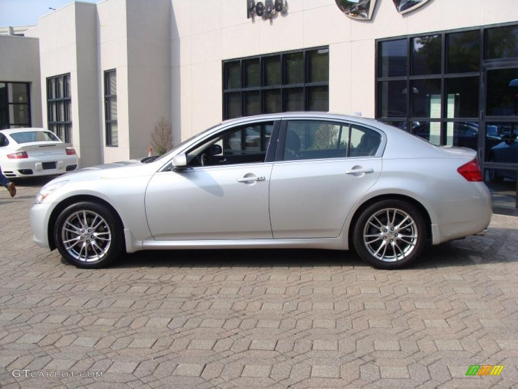 Liquid Platinum Silver 2008 Infiniti G 35 x S Sedan Exterior Photo #37040281