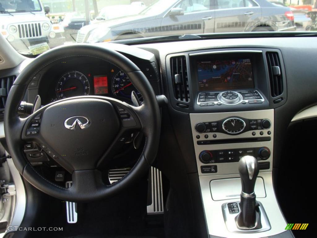 2008 Infiniti G 35 x S Sedan Graphite Dashboard Photo #37040529