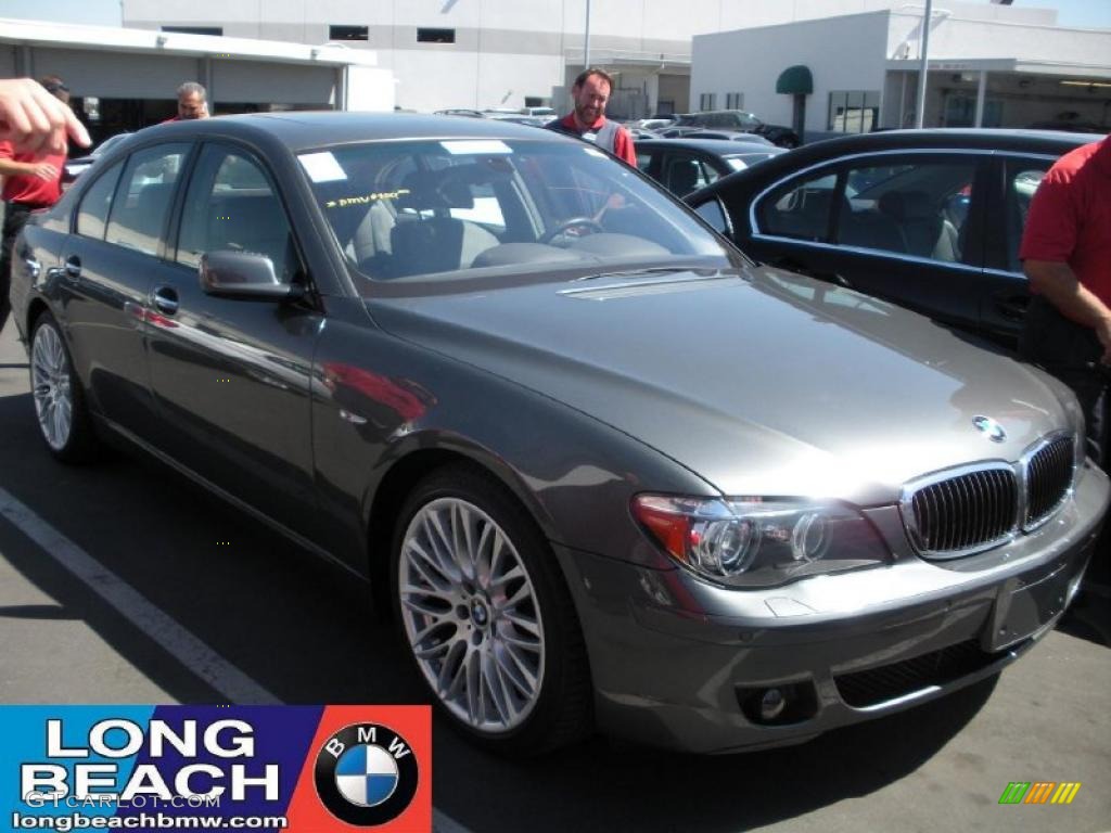 2007 7 Series 750i Sedan - Titanium Grey Metallic / Flannel Grey photo #1