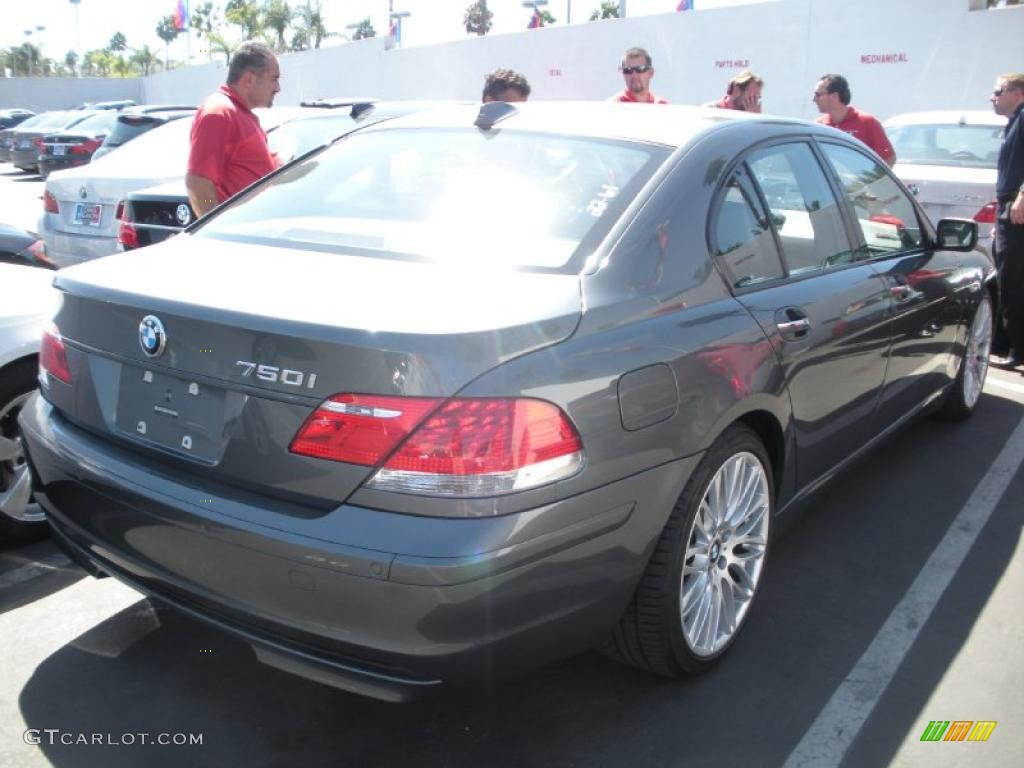 2007 7 Series 750i Sedan - Titanium Grey Metallic / Flannel Grey photo #3