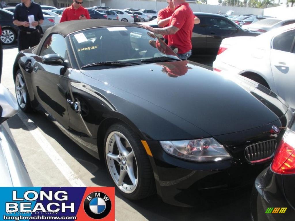 2007 Z4 3.0si Roadster - Jet Black / Black photo #1