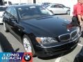 2008 Jet Black BMW 7 Series 750i Sedan  photo #1