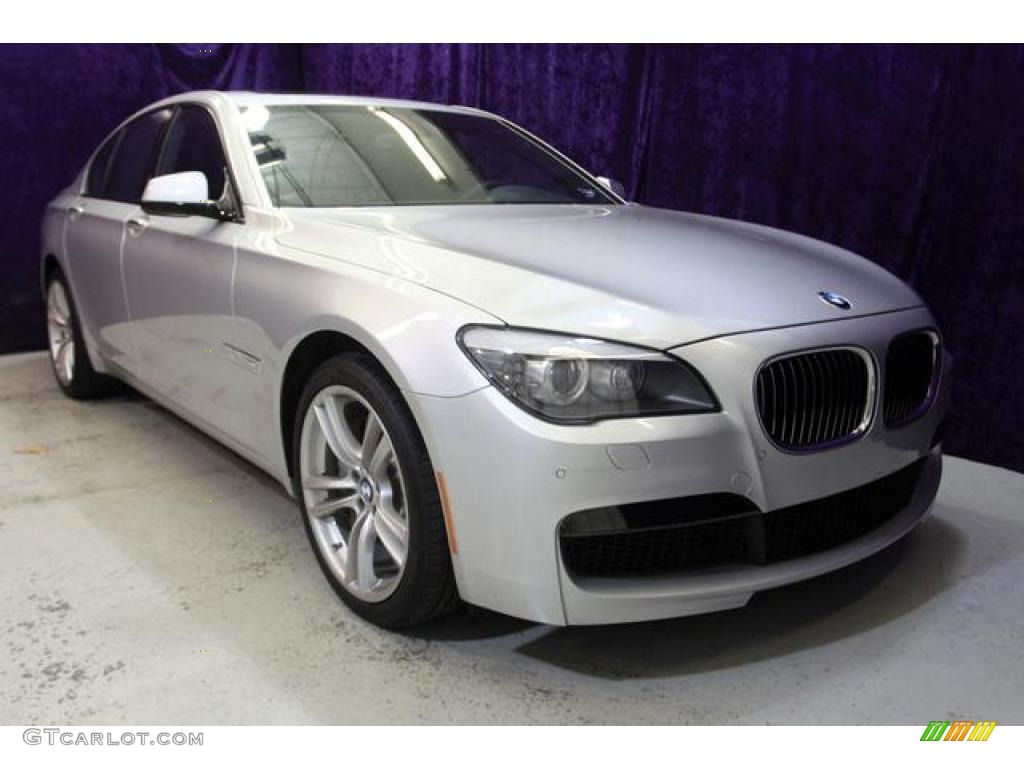 2011 7 Series 750i Sedan - Titanium Silver Metallic / Black Nappa Leather photo #1