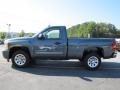 2011 Blue Granite Metallic Chevrolet Silverado 1500 LT Regular Cab  photo #4