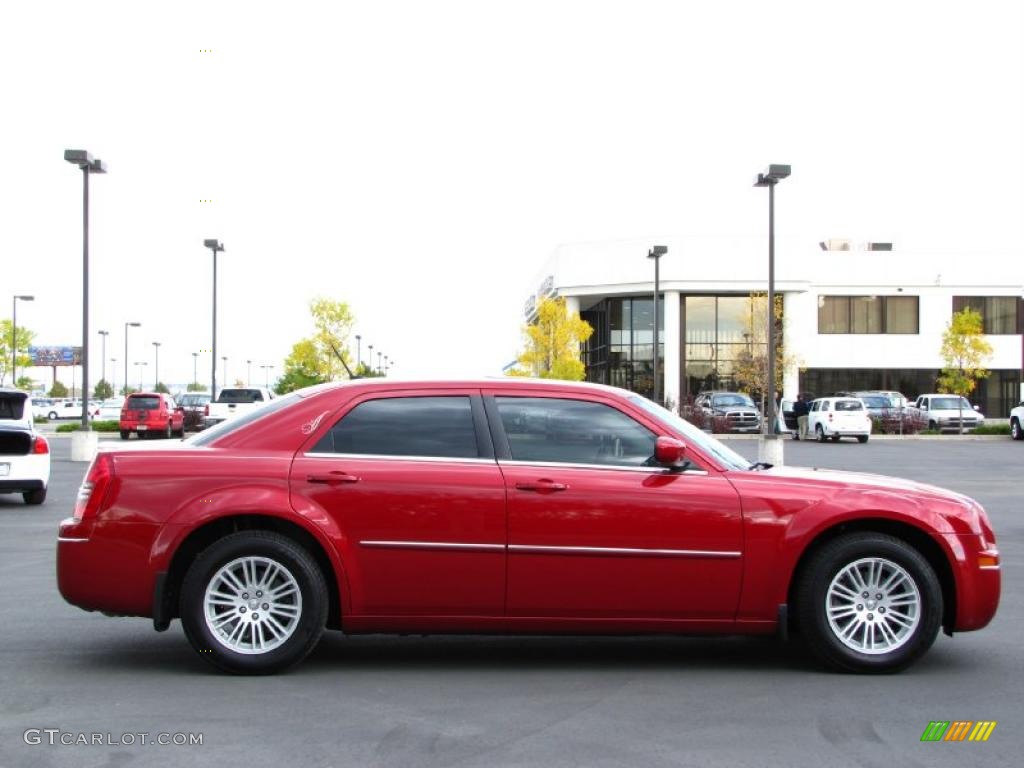 2008 300 Touring - Inferno Red Crystal Pearl / Dark Slate Gray photo #11