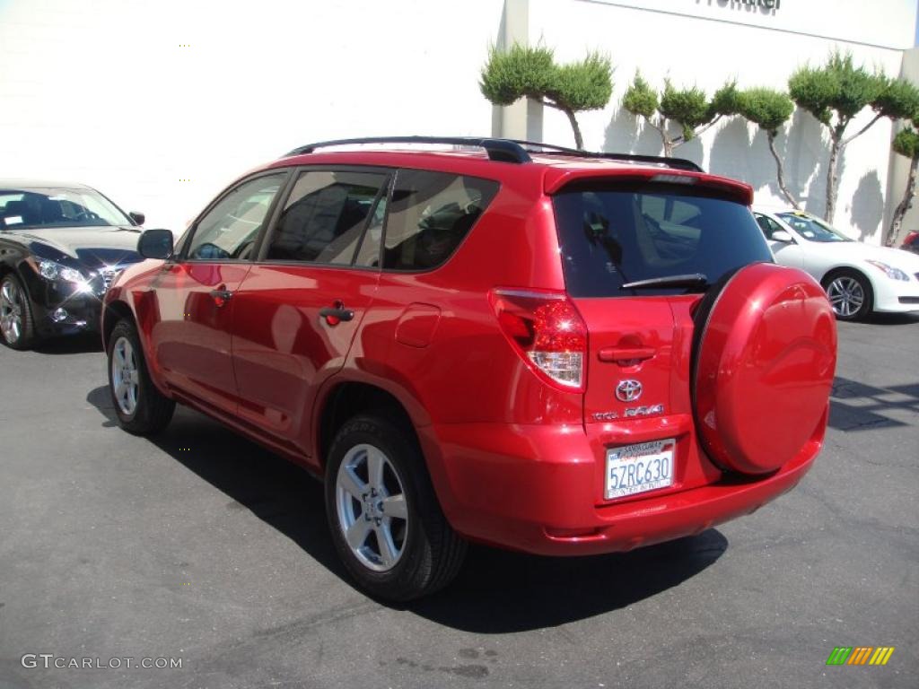 2007 RAV4 4WD - Barcelona Red Pearl / Taupe photo #6