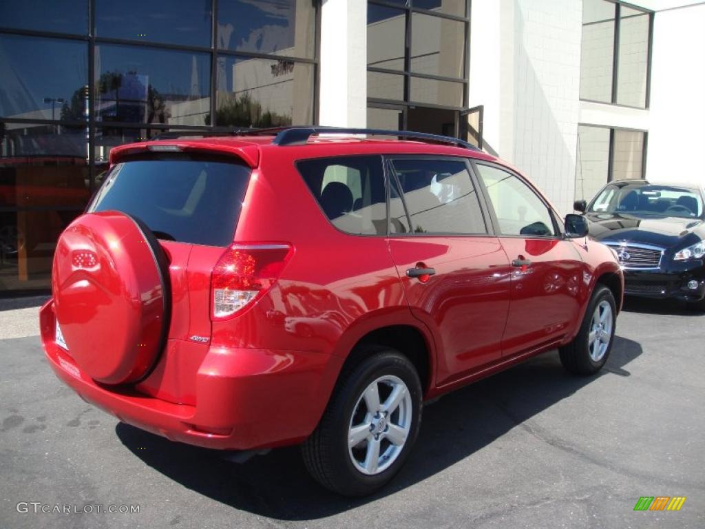 2007 RAV4 4WD - Barcelona Red Pearl / Taupe photo #8