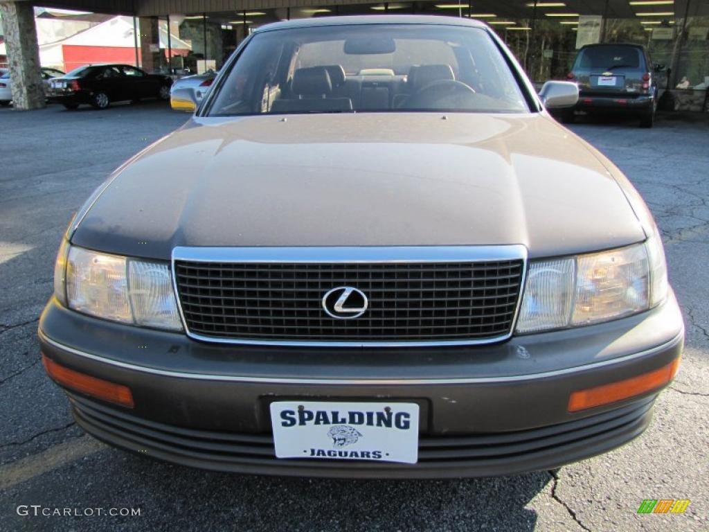 1992 LS 400 - Dark Taupe Metallic / Brown photo #2