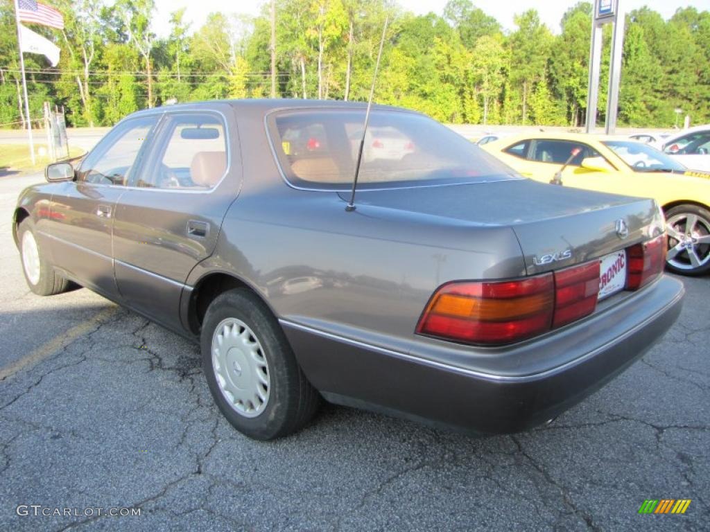1992 LS 400 - Dark Taupe Metallic / Brown photo #5