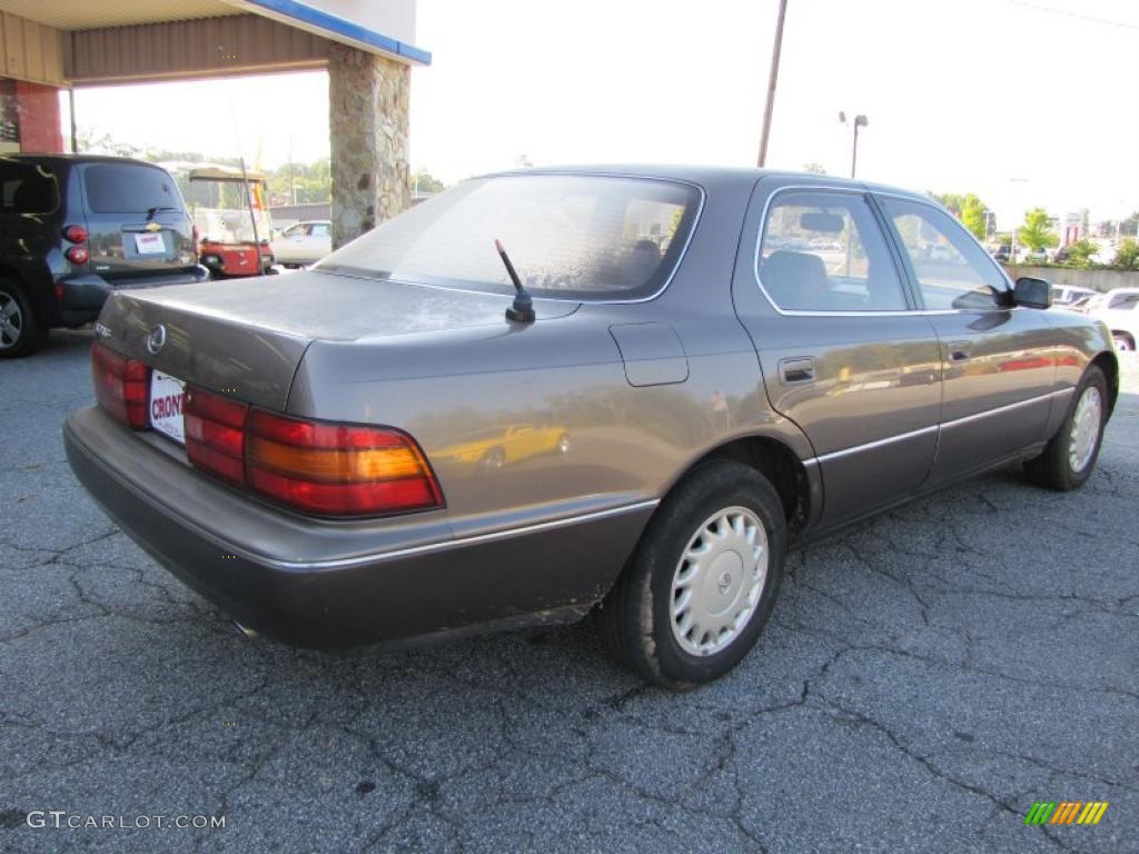 1992 LS 400 - Dark Taupe Metallic / Brown photo #6