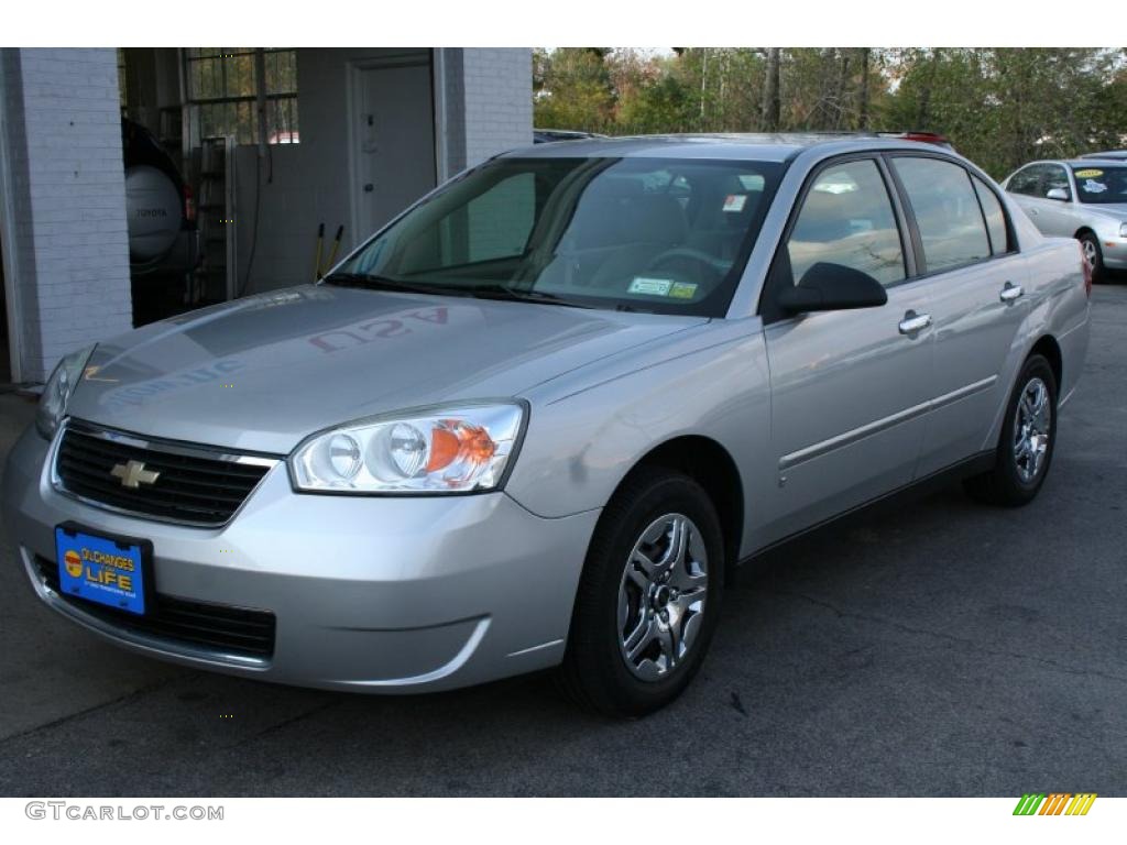 2006 Malibu LS Sedan - Silverstone Metallic / Titanium Gray photo #1