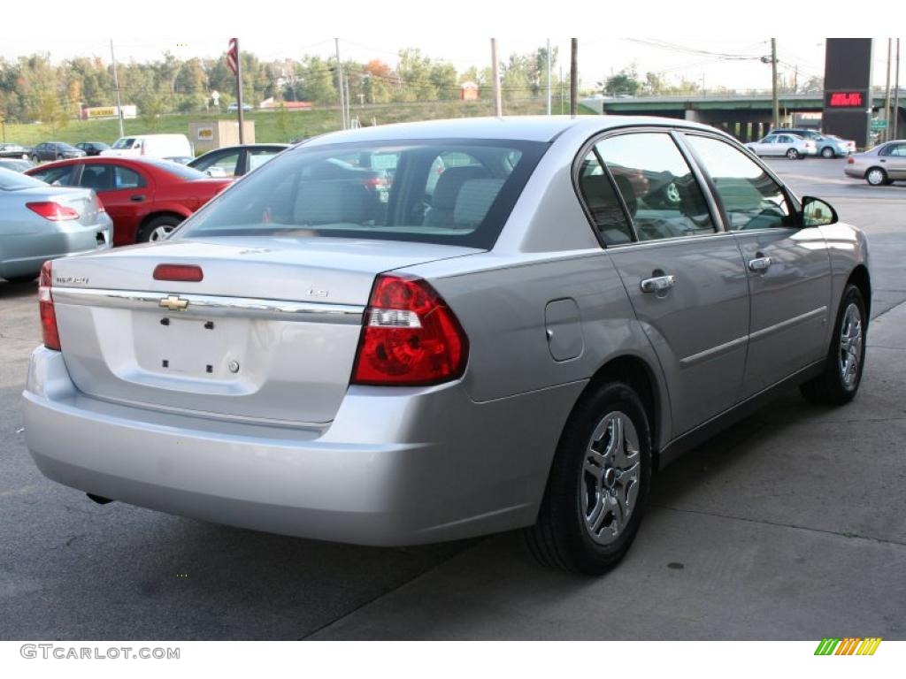 2006 Malibu LS Sedan - Silverstone Metallic / Titanium Gray photo #2