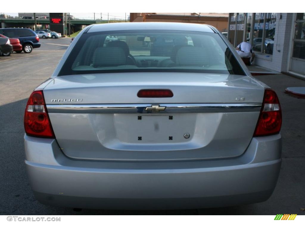 2006 Malibu LS Sedan - Silverstone Metallic / Titanium Gray photo #7