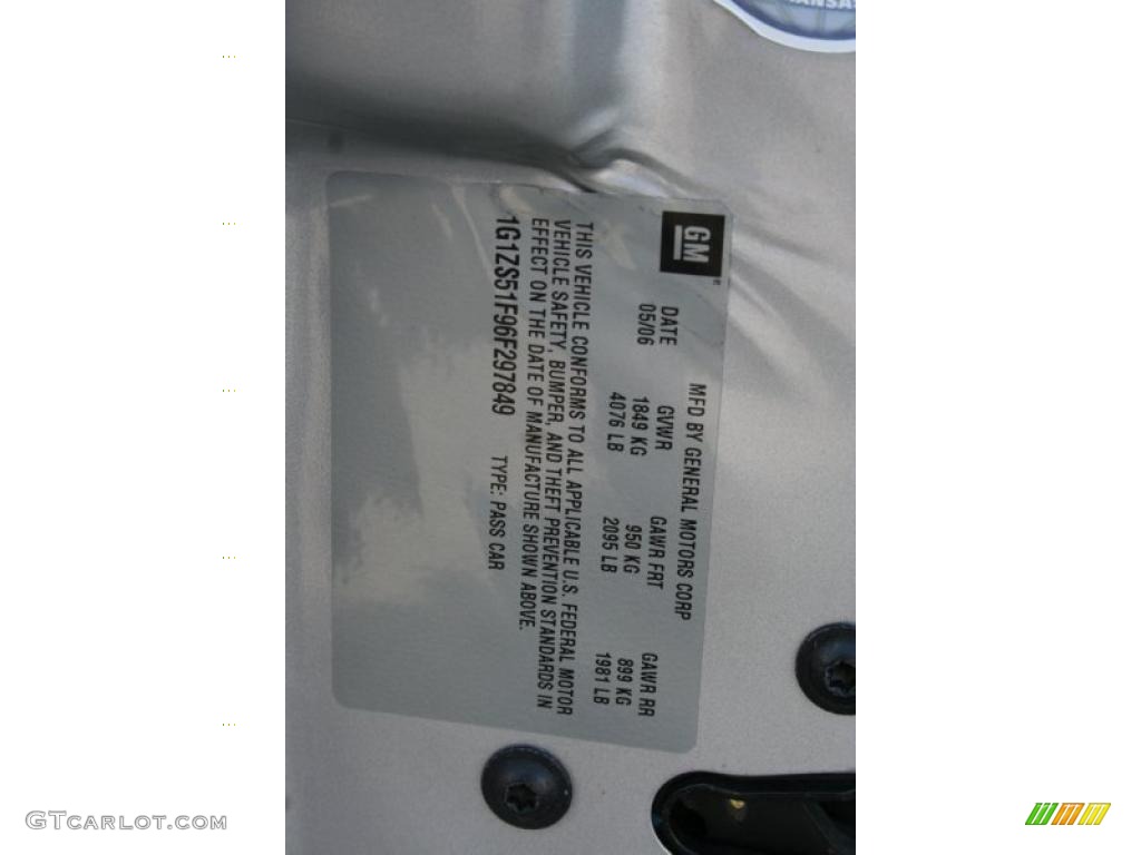 2006 Malibu LS Sedan - Silverstone Metallic / Titanium Gray photo #14