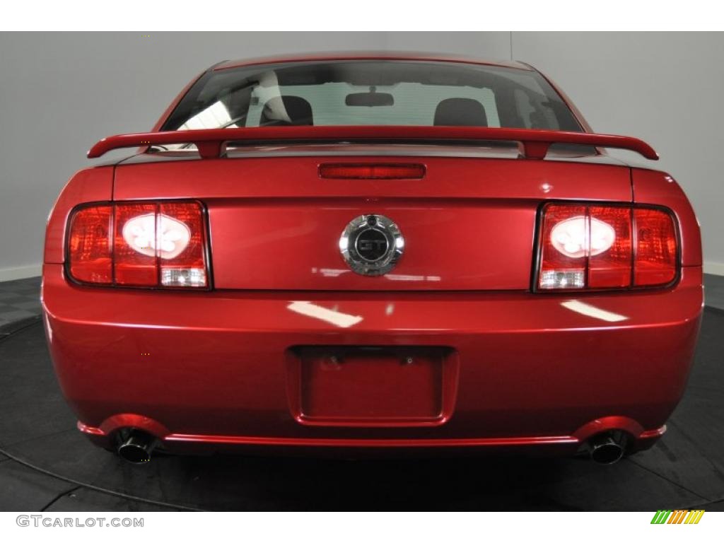 2007 Mustang GT Deluxe Coupe - Redfire Metallic / Dark Charcoal photo #4