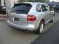 2009 Crystal Silver Metallic Porsche Cayenne Turbo  photo #3