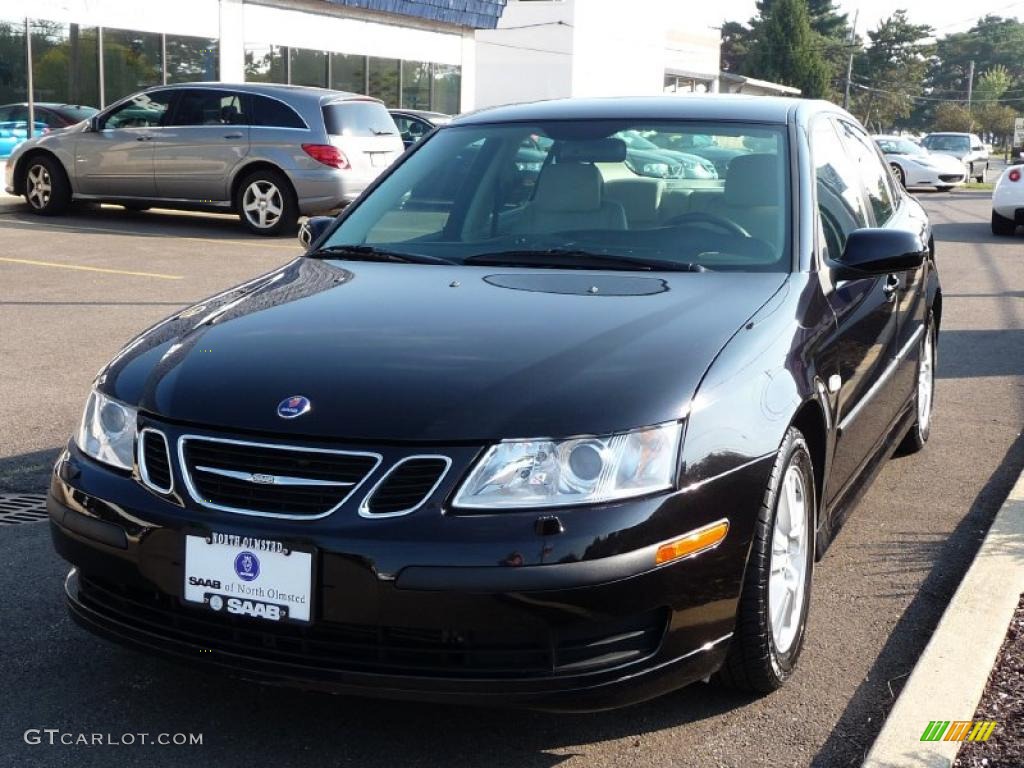 2006 9-3 2.0T Sport Sedan - Black / Parchment photo #1