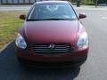 2007 Wine Red Hyundai Accent GLS Sedan  photo #2