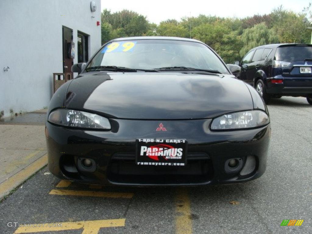 1999 Eclipse GS-T Coupe - Kalapana Black / Tan photo #2