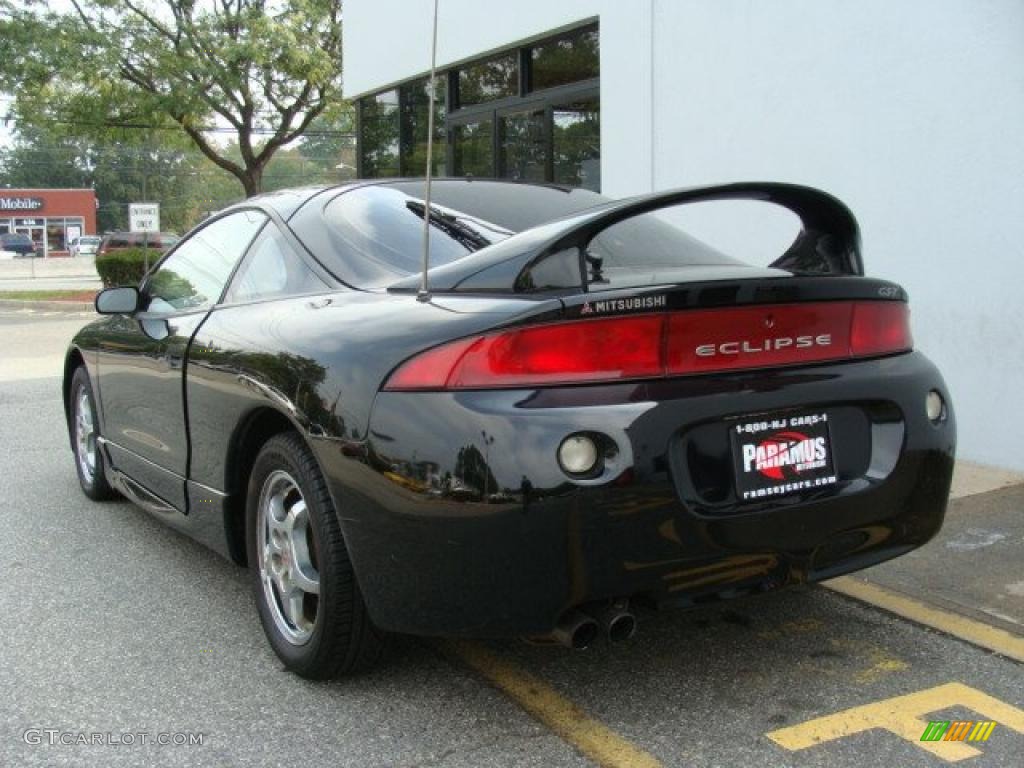 1999 Eclipse GS-T Coupe - Kalapana Black / Tan photo #4