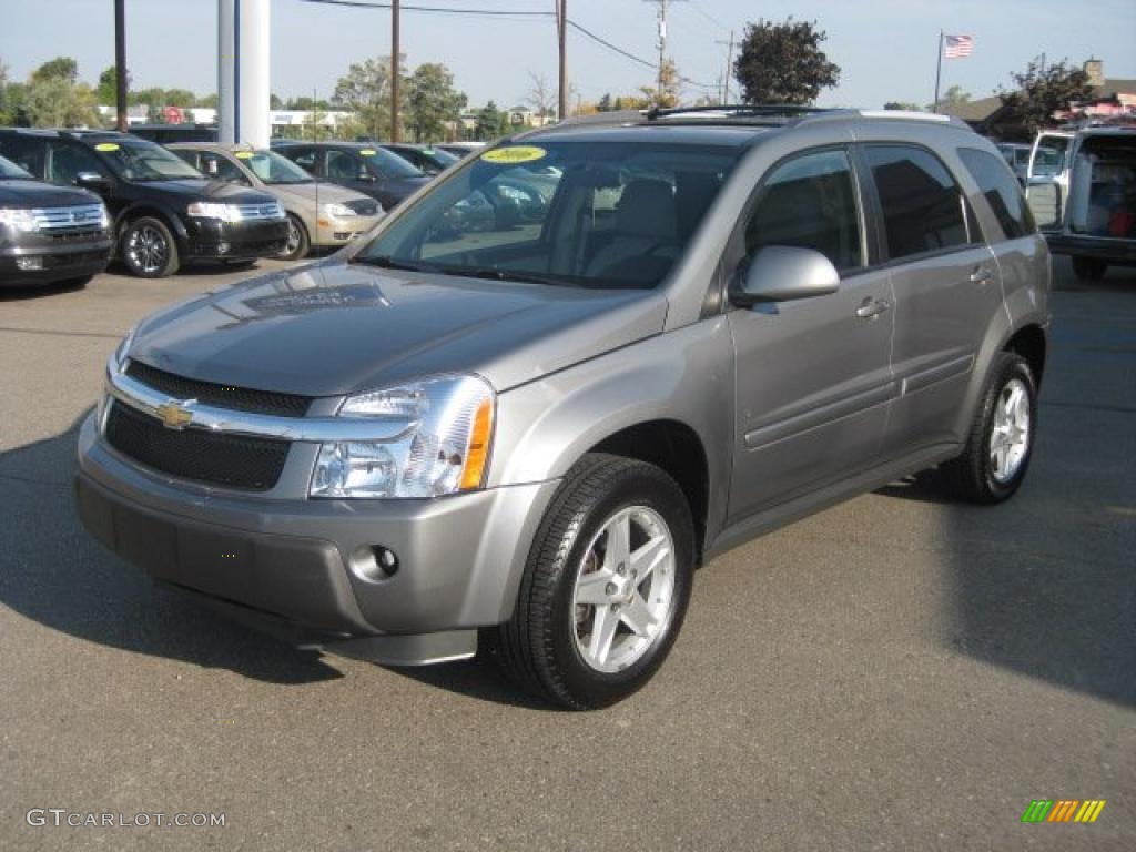 2006 Equinox LT - Dark Silver Metallic / Light Gray photo #9
