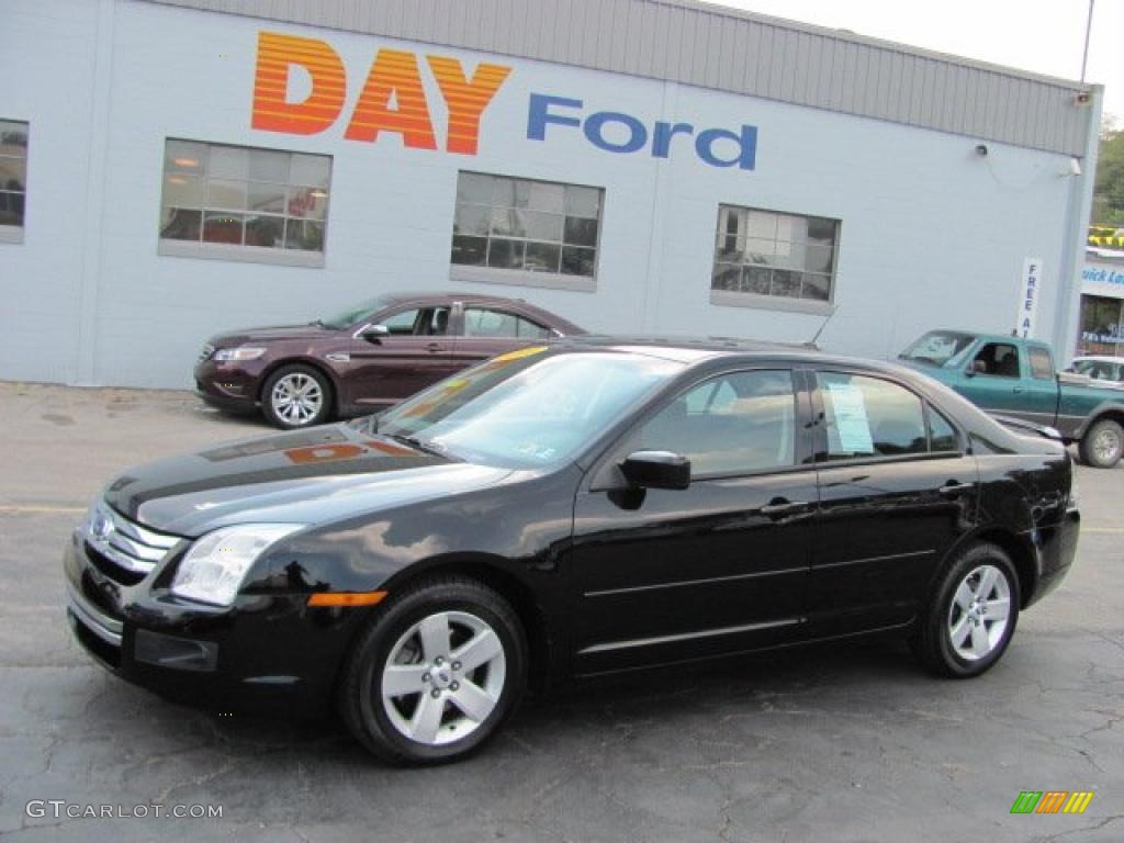 2008 Fusion SE - Black Ebony / Charcoal Black photo #1