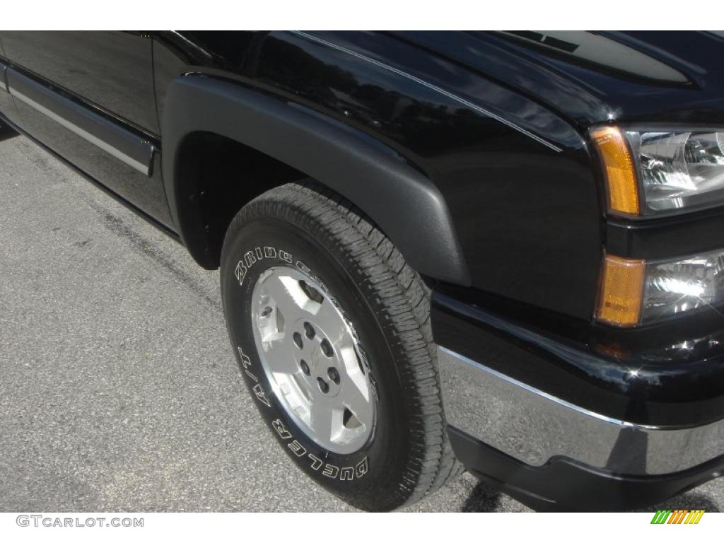 2006 Silverado 1500 Z71 Extended Cab 4x4 - Black / Dark Charcoal photo #7