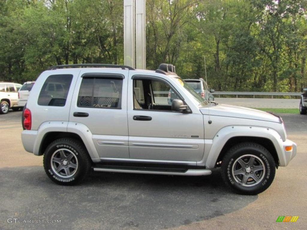 2002 Liberty Renegade 4x4 - Bright Silver Metallic / Dark Slate Gray photo #5