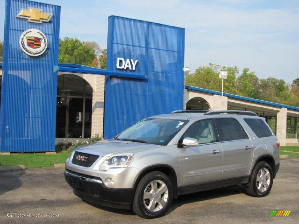 2007 Acadia SLT AWD - Liquid Silver Metallic / Titanium photo #1