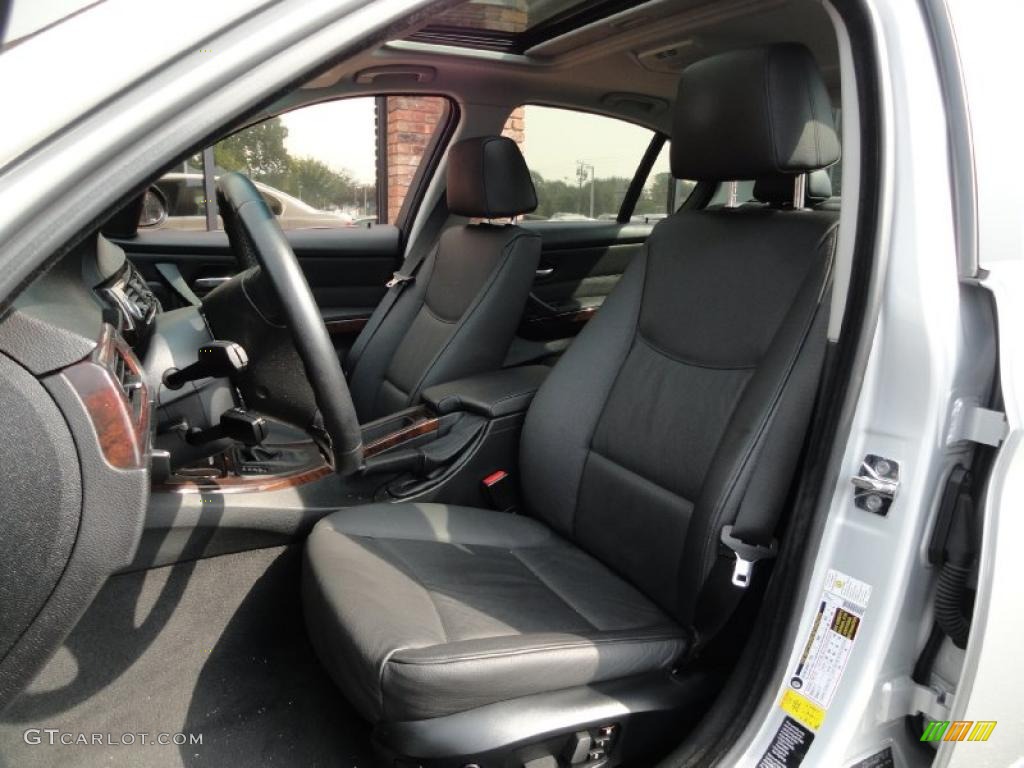 2007 3 Series 335xi Sedan - Titanium Silver Metallic / Black photo #9