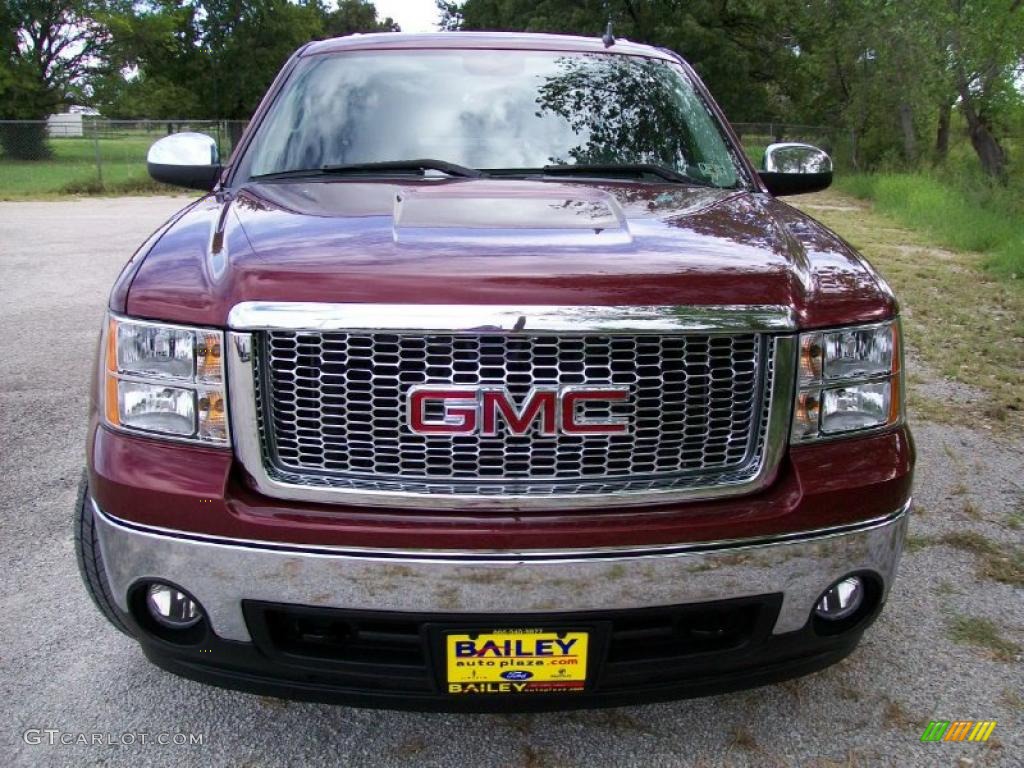 2008 Sierra 1500 SLE Crew Cab - Sonoma Red Metallic / Ebony photo #1