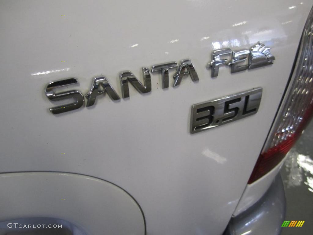 2004 Santa Fe GLS 4WD - Nordic White / Beige photo #5