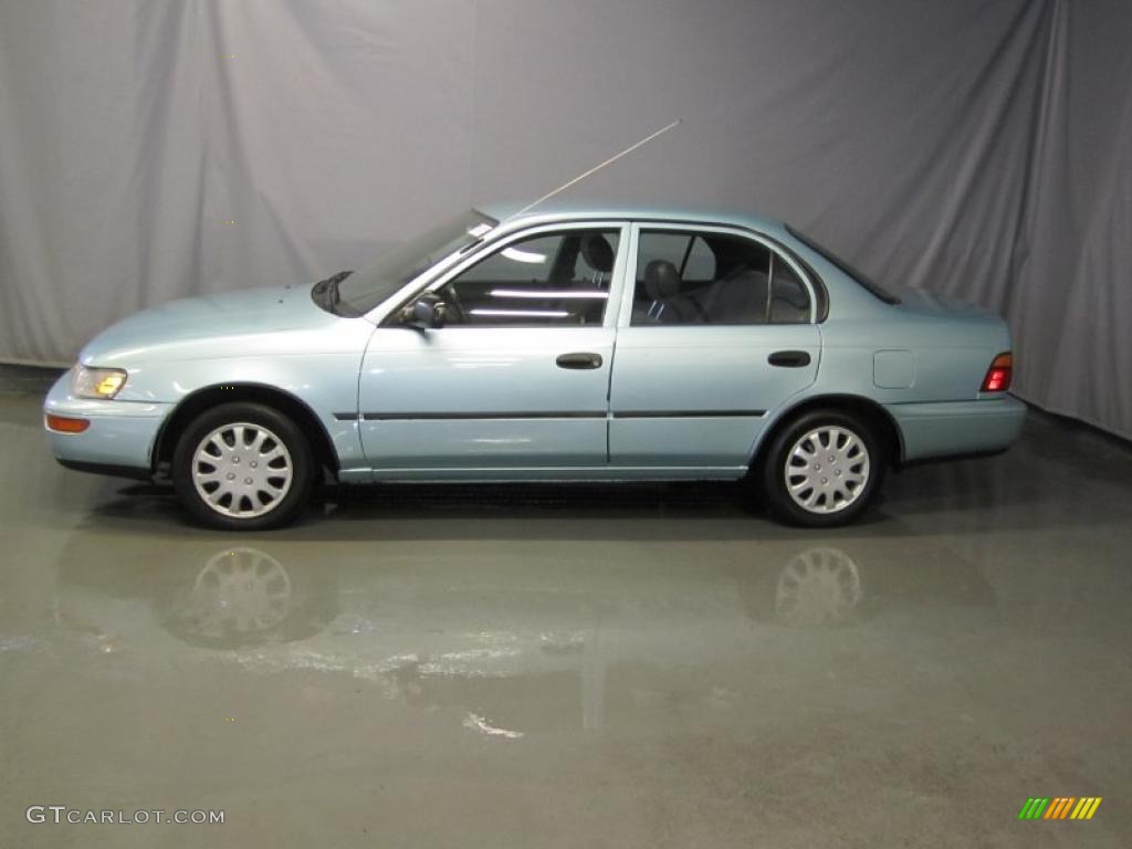 1995 Corolla Sedan - Teal Mist Metallic / Gray photo #2