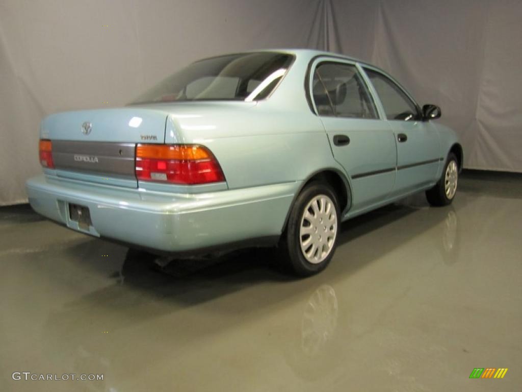 1995 Corolla Sedan - Teal Mist Metallic / Gray photo #3