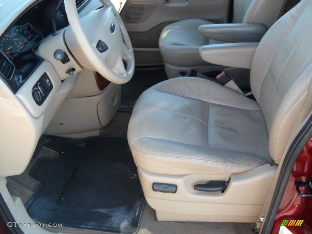 2001 Windstar SEL - Cabernet Red Metallic / Medium Parchment photo #7