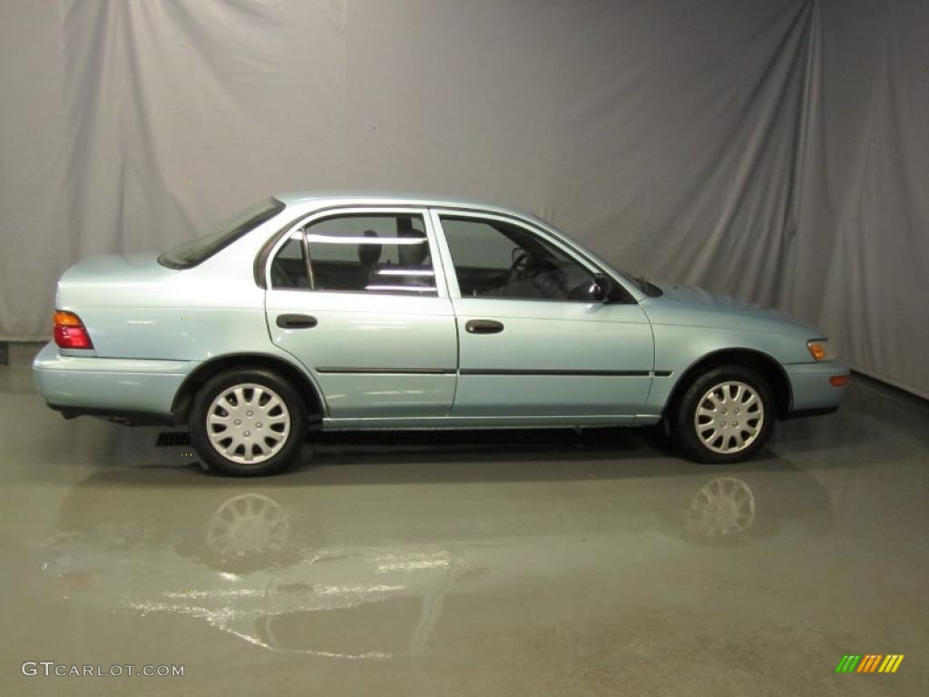 1995 Corolla Sedan - Teal Mist Metallic / Gray photo #4