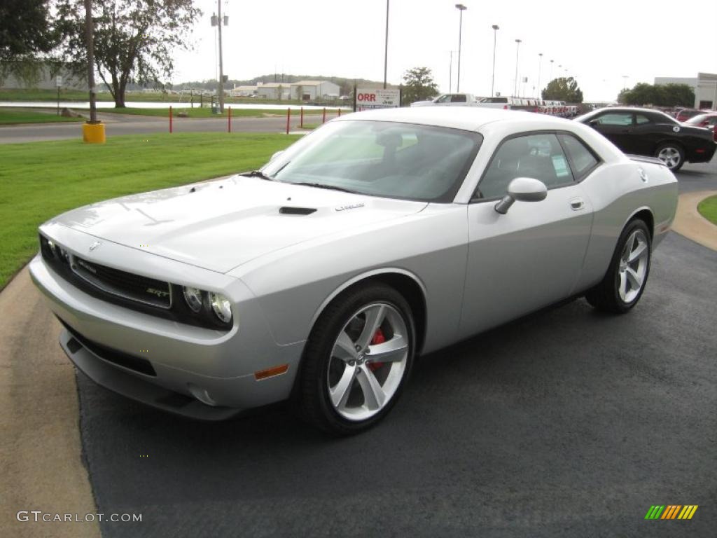 2010 Challenger SRT8 - Bright Silver Metallic / Dark Slate Gray photo #1