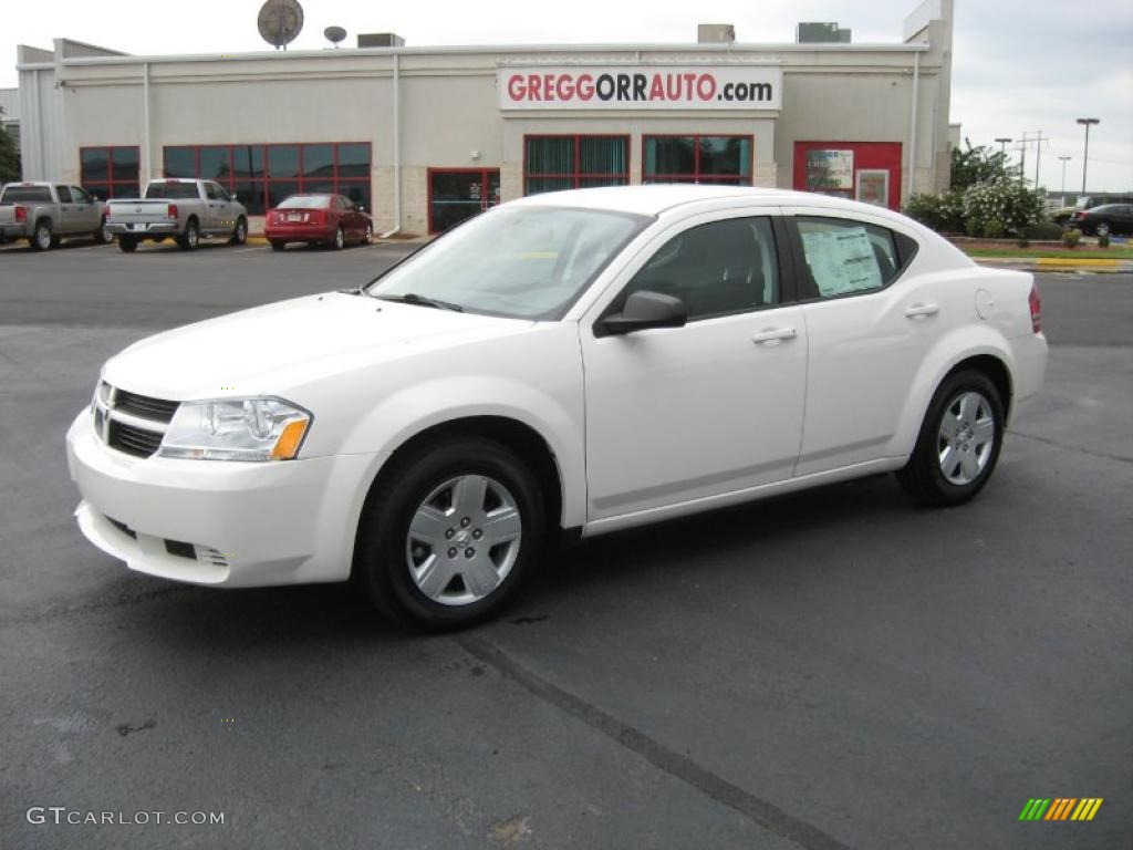 2010 Avenger SXT - Stone White / Dark Slate Gray photo #1