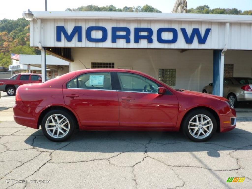 Sangria Red Metallic Ford Fusion