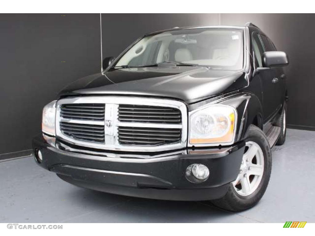 2005 Durango Limited 4x4 - Black / Medium Slate Gray photo #1