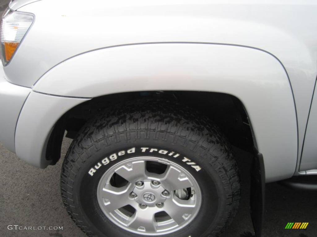 2011 Tacoma V6 TRD Double Cab 4x4 - Silver Streak Mica / Graphite Gray photo #9