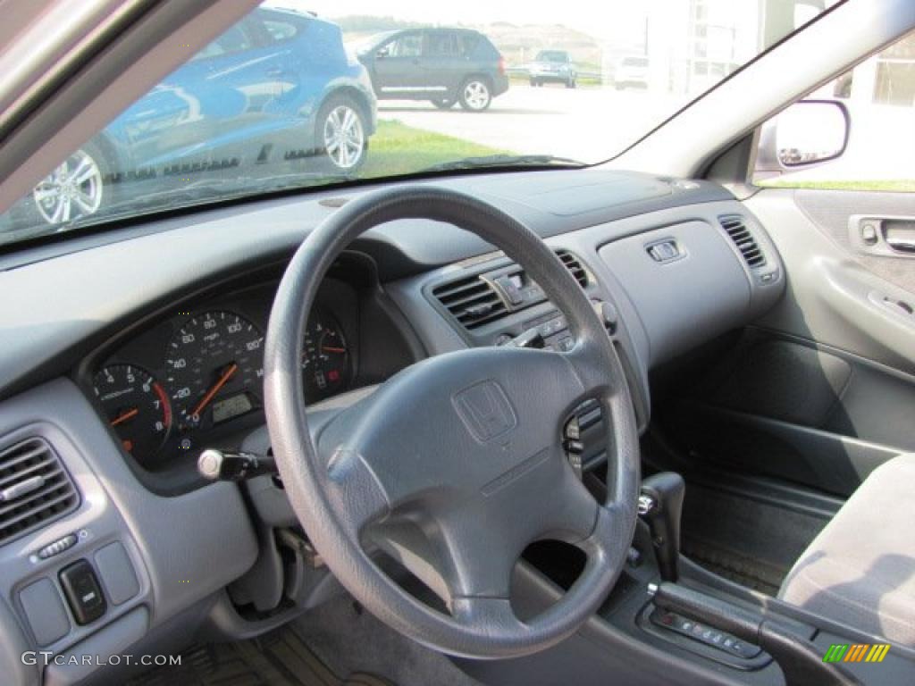 1999 Accord LX Sedan - Satin Silver Metallic / Gray photo #7