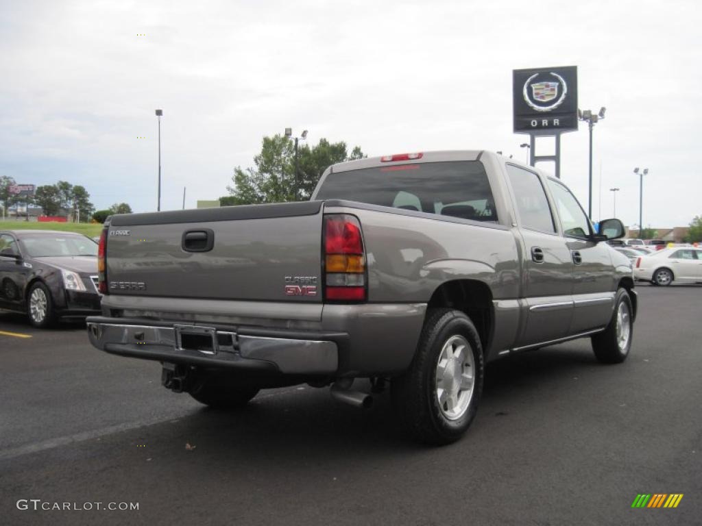 2006 Sierra 1500 SLE Crew Cab - Steel Gray Metallic / Dark Pewter photo #5