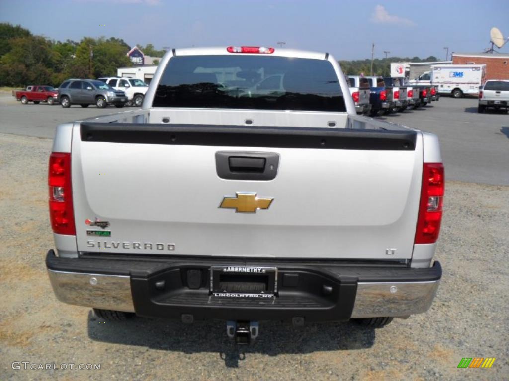 2011 Silverado 1500 LT Extended Cab - Sheer Silver Metallic / Ebony photo #3